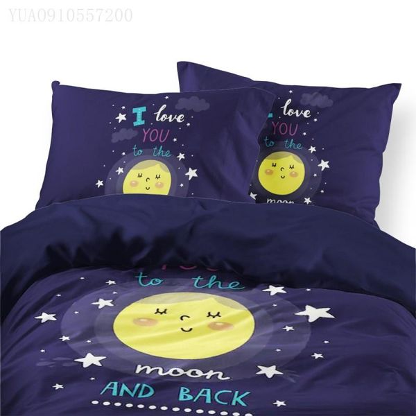 3d cartoon bedding set 2/3pcs moon star quilt cover cute cartoon comforter cover single double bed set bedclothes
3d cartoon bedding set 2/3pcs moon star quilt cover cute cartoon comforter cover single double bed set bedclothes