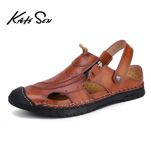 sandals katesen genuine leather men's summer shoes outdoor beach slipper roman flip flop big size 38-481, Black
sandals katesen genuine leather men's summer shoes outdoor beach slipper roman flip flop big size 38-481, Black