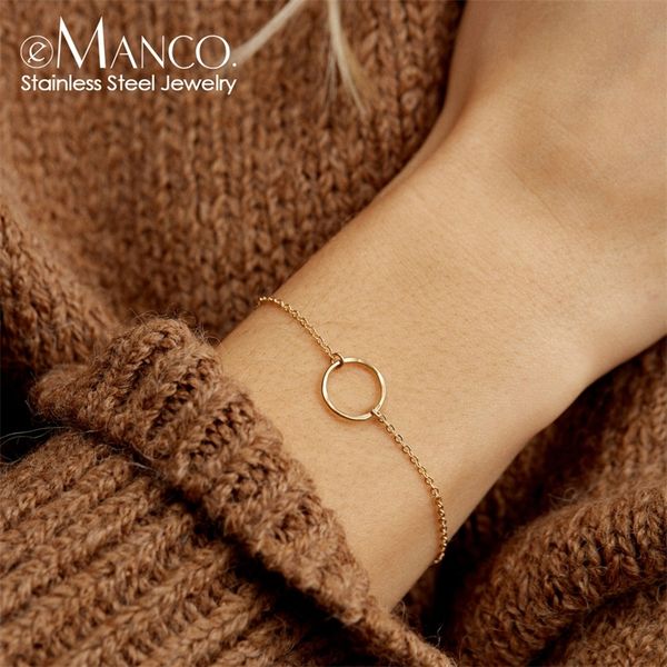 emanco women trendy thin 316l stainless steel bracelet minimalist chain bracelets for women adjustable length bracelet y200323, Golden;silver
emanco women trendy thin 316l stainless steel bracelet minimalist chain bracelets for women adjustable length bracelet y200323, Golden;silver