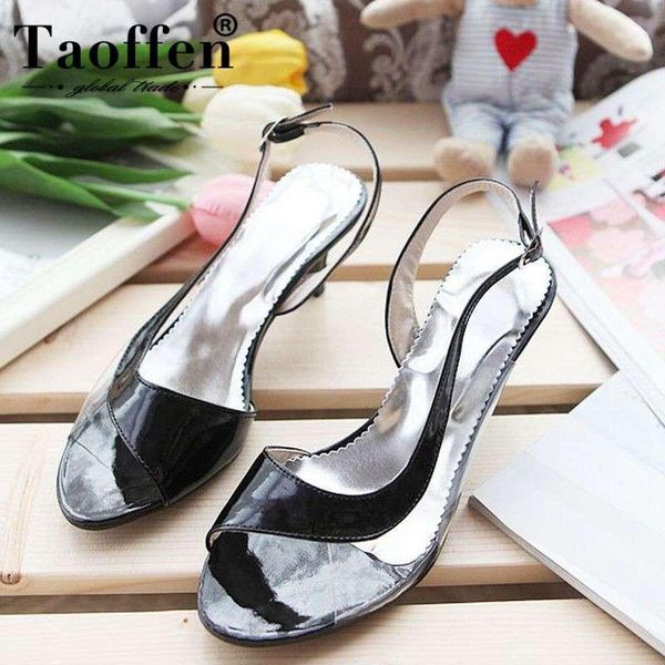 taoffen women peep toe high heel sandals ladies brand fashion see through heels sandalias shoes woman footwear size 34-391, Black
taoffen women peep toe high heel sandals ladies brand fashion see through heels sandalias shoes woman footwear size 34-391, Black