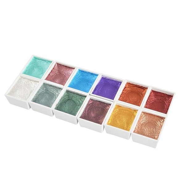 xsyoo 12/36/48 colors solid pearlescent water color pigment paints set glitter watercolor metallic pigment art supplies
xsyoo 12/36/48 colors solid pearlescent water color pigment paints set glitter watercolor metallic pigment art supplies