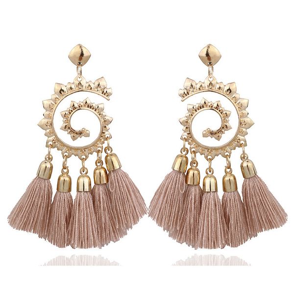 dangle & chandelier women fashion hand-woven long bohemian tassel earrings lady fine jewelry 6 colors, Silver
dangle & chandelier women fashion hand-woven long bohemian tassel earrings lady fine jewelry 6 colors, Silver