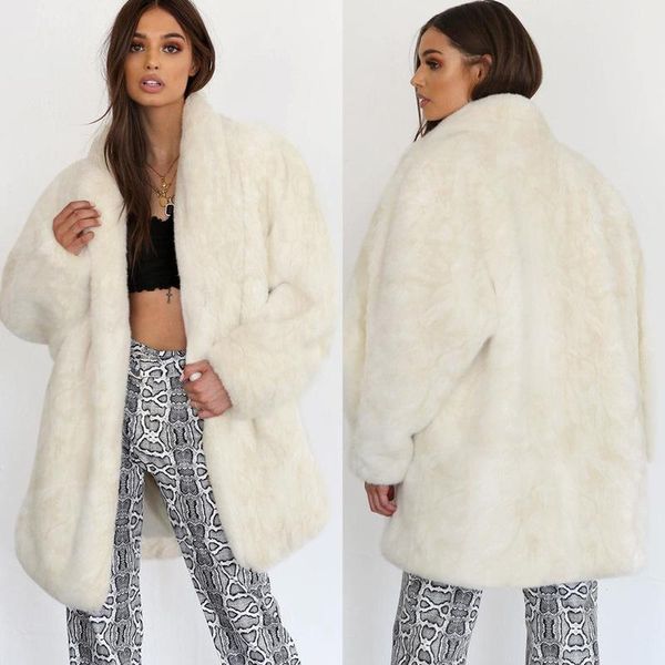 women's fur & faux women plush teddy coat winter thick warm fluffy long coats fashion lapel shaggy jackets overcoat plus size outwear, Black
women's fur & faux women plush teddy coat winter thick warm fluffy long coats fashion lapel shaggy jackets overcoat plus size outwear, Black
