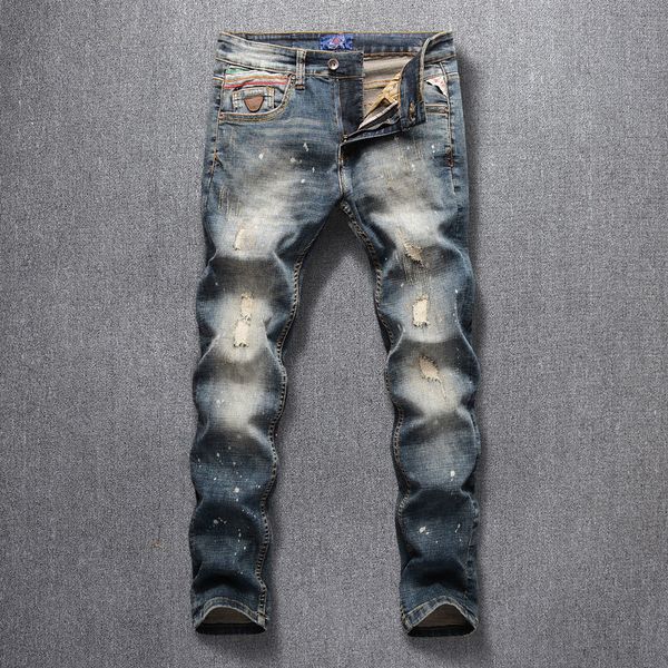 2021 new new stylish designer brem pants fashionable blue streetwear thin fit buttons classic jeans hcni
2021 new new stylish designer brem pants fashionable blue streetwear thin fit buttons classic jeans hcni
