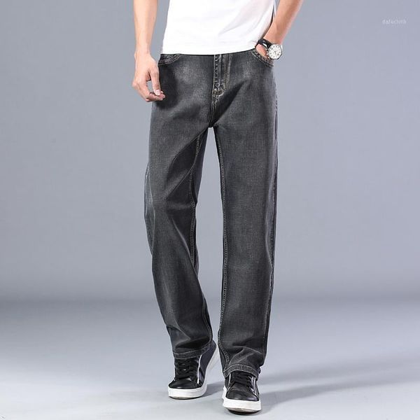 plus size 40 42 44 men's light blue thin jeans 2020 spring and summer new loose straight advanced stretch denim pants male brand1
plus size 40 42 44 men's light blue thin jeans 2020 spring and summer new loose straight advanced stretch denim pants male brand1