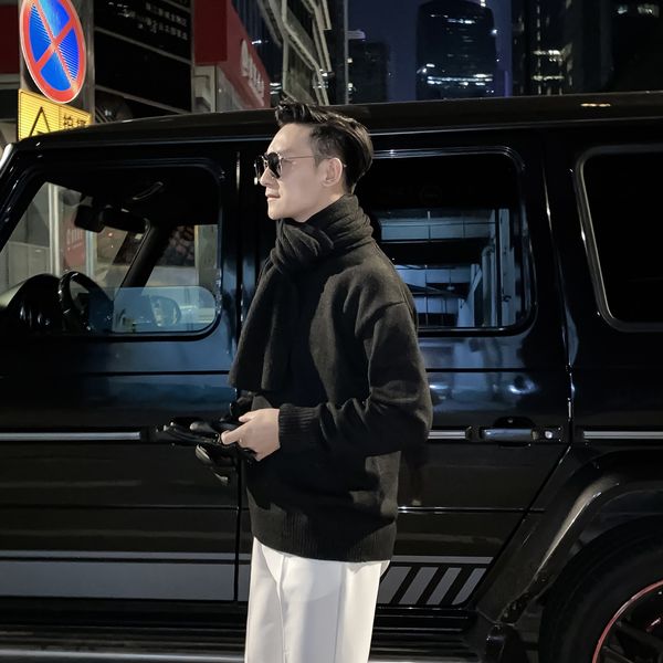 daio ethan korean design solid color autumn winter versatile sweater scarf knit bottoming shirt
daio ethan korean design solid color autumn winter versatile sweater scarf knit bottoming shirt