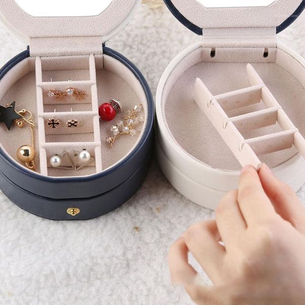 11*11*5.8cm three-layer portable jewelry box earrings ear stud ear stud storage box jewelry bags necklace1, Pink;blue
11*11*5.8cm three-layer portable jewelry box earrings ear stud ear stud storage box jewelry bags necklace1, Pink;blue