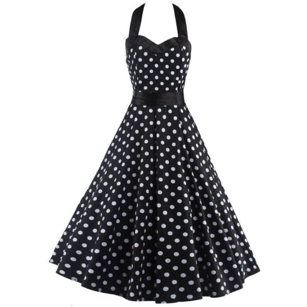 feminine retro 50s vintage rockabilly swing robes black white balls cabresto pinup audrey hepburn dress stylish r9oc, Black;gray
feminine retro 50s vintage rockabilly swing robes black white balls cabresto pinup audrey hepburn dress stylish r9oc, Black;gray