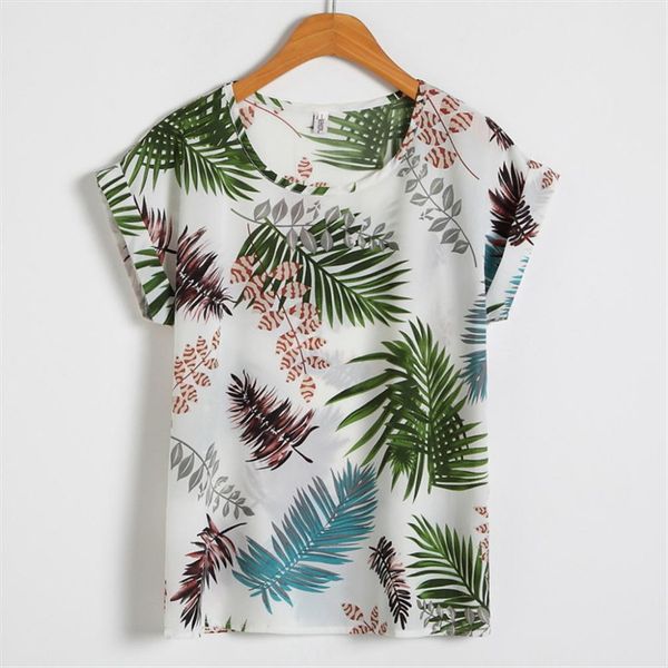 2020 popular fashion soft summer womens print floral bat short sleeve chiffon shirt large size t shirt, White
2020 popular fashion soft summer womens print floral bat short sleeve chiffon shirt large size t shirt, White