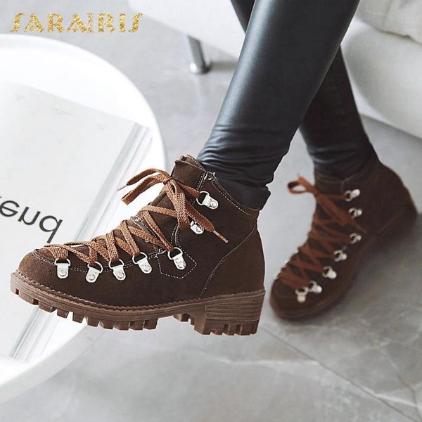 brand new big size 43 non-slip sole square heels fashion shoelaces ankle boot cool winter shoes women boots female, Black
brand new big size 43 non-slip sole square heels fashion shoelaces ankle boot cool winter shoes women boots female, Black