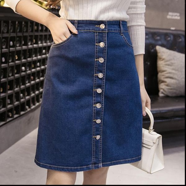 tingyili button front denim skirt summer high waist jeans skirts womens korean fashion blue midi skirt, Black
tingyili button front denim skirt summer high waist jeans skirts womens korean fashion blue midi skirt, Black