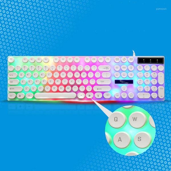 keyboards glowing keyboard with round keycaps for pc/lapretro gaming backlit computer gamers1
keyboards glowing keyboard with round keycaps for pc/lapretro gaming backlit computer gamers1