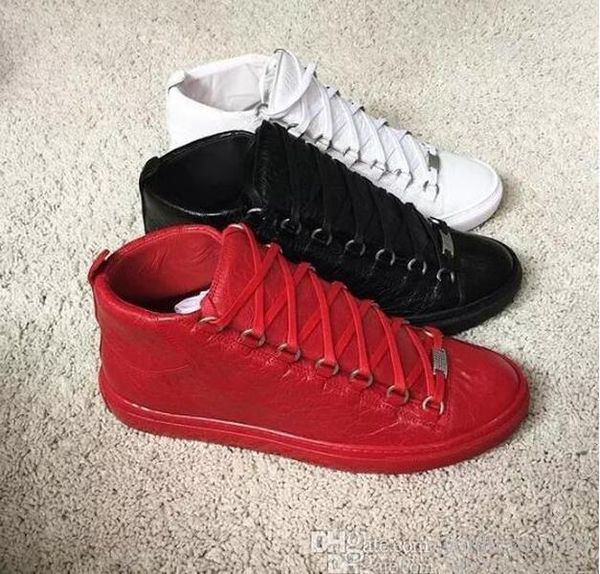 2019 new new brand hiphop casual men sneakers blue genuine leather sheepskin arena lace-up luxury kanye west trainers high to, Black
2019 new new brand hiphop casual men sneakers blue genuine leather sheepskin arena lace-up luxury kanye west trainers high to, Black
