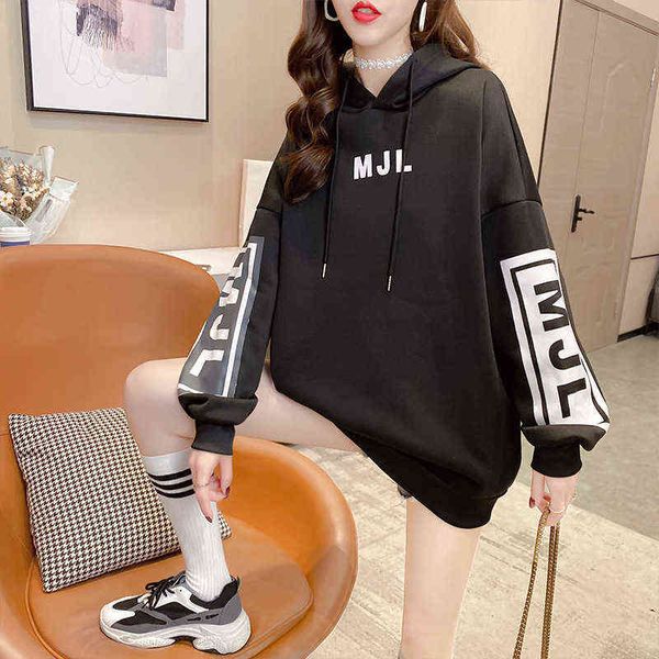 women's hoodi sweatshirts 2022 winter plush sweater women's thickened print medium and long korean chic ins large coat, Black
women's hoodi sweatshirts 2022 winter plush sweater women's thickened print medium and long korean chic ins large coat, Black