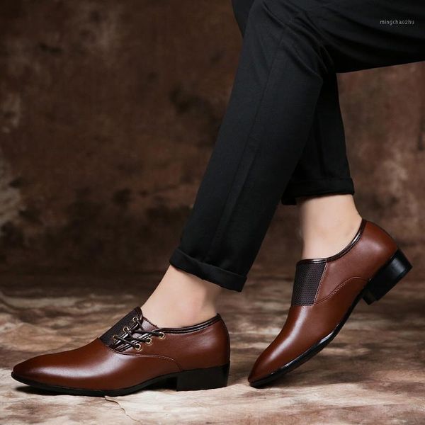 dress shoes big size 38-48 men leather brown black classic point toe oxfords formal for fashion brand business1
dress shoes big size 38-48 men leather brown black classic point toe oxfords formal for fashion brand business1