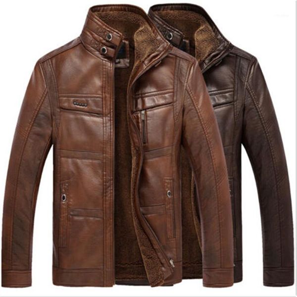 winter men's warm genuine leather fur lining jacket coat outwear trench padded1, Black
winter men's warm genuine leather fur lining jacket coat outwear trench padded1, Black