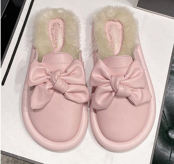 2020 new fashion women slipper winter warm flat shoes woman bow tie slides female loafers outside shoes slippers, Black
2020 new fashion women slipper winter warm flat shoes woman bow tie slides female loafers outside shoes slippers, Black