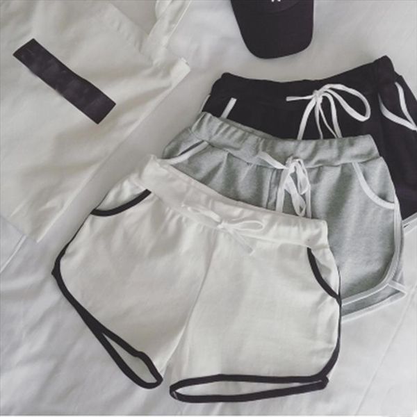 elastic casual summer shorts women simple splice lace up straight shorts ladies fashion beach high waist slim shorts female, White;black
elastic casual summer shorts women simple splice lace up straight shorts ladies fashion beach high waist slim shorts female, White;black