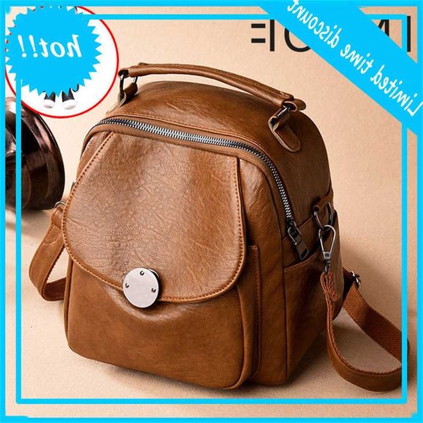 large capacity student double shoulder pu soft learn girls small backpack for women
large capacity student double shoulder pu soft learn girls small backpack for women