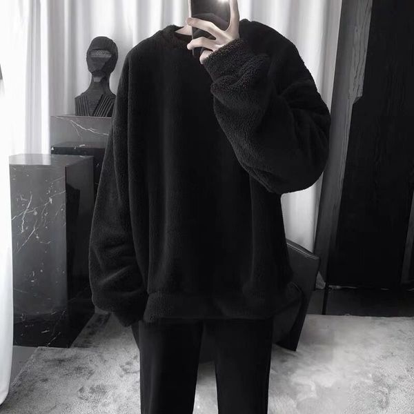 2021 new in addition to the velvet thick female hoodie solid the-neck male sweatshirt streetwear loose hip-hop hoodies n6k8, Black
2021 new in addition to the velvet thick female hoodie solid the-neck male sweatshirt streetwear loose hip-hop hoodies n6k8, Black