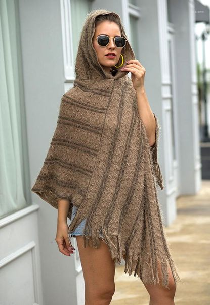 hee grand fashion women cloaks autumn 2019 knitted hoodies tassel pullovers hooded sweaters straped wraps drop shipping wzl15041, Black
hee grand fashion women cloaks autumn 2019 knitted hoodies tassel pullovers hooded sweaters straped wraps drop shipping wzl15041, Black
