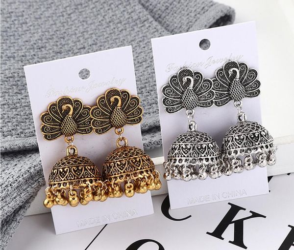 2020 the new yunnan ethnic style earring girl retro personalized eardrop travel holiday accessories bohemian peacock display eardrop 238, Golden;silver
2020 the new yunnan ethnic style earring girl retro personalized eardrop travel holiday accessories bohemian peacock display eardrop 238, Golden;silver