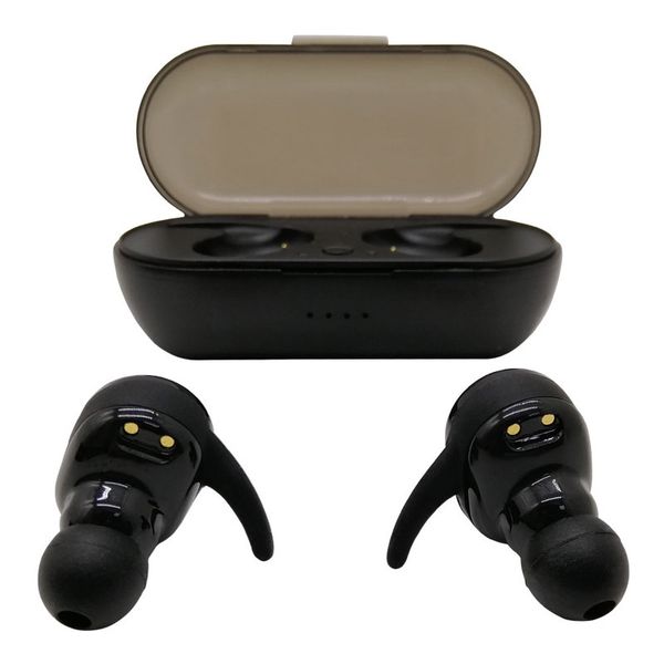 mini bluetooth v5.0 dual wireless headset active noise reduction stereo headset earplug with microphone and charging box
mini bluetooth v5.0 dual wireless headset active noise reduction stereo headset earplug with microphone and charging box