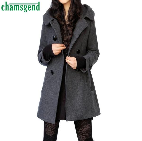 chamsgend autumn winter wool blend coat women warm long sleeve wool overcoat female casual pocket hoode jacket coats abrigos #7, Black
chamsgend autumn winter wool blend coat women warm long sleeve wool overcoat female casual pocket hoode jacket coats abrigos #7, Black