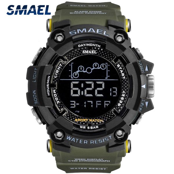 smael military sport watch mens satch waterproof chrono digital wristwatches for men chronograph clock relogio masculino 210203, Slivery;brown
smael military sport watch mens satch waterproof chrono digital wristwatches for men chronograph clock relogio masculino 210203, Slivery;brown