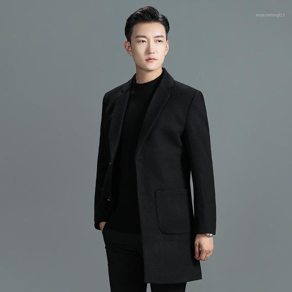 men's wool & blends men's woolen coat autumn and winter sheep male korean version of the slim nizi mens jacket1, Black
men's wool & blends men's woolen coat autumn and winter sheep male korean version of the slim nizi mens jacket1, Black