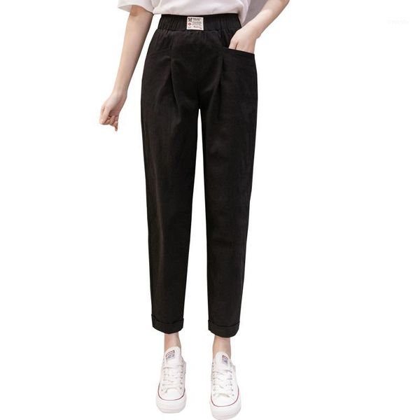 2020 new spring autumn loose korean nine points casual pants women cotton linen harem pants women's high waist plus size1, Black;white
2020 new spring autumn loose korean nine points casual pants women cotton linen harem pants women's high waist plus size1, Black;white
