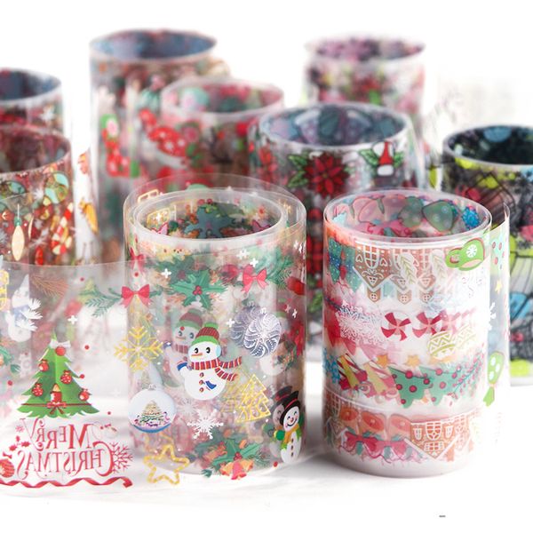 10pcs christmas decorations for nails mix colorful transfer nail foil sticker snow flower elk gift santa adhesive paper ch1036-1
10pcs christmas decorations for nails mix colorful transfer nail foil sticker snow flower elk gift santa adhesive paper ch1036-1