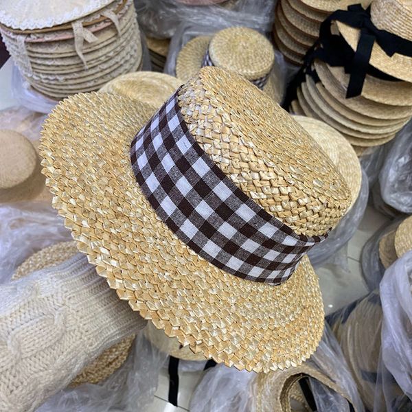 spring and summer new plaid ribbon bowknot bandage flat straw beach holiday hat, Blue;gray
spring and summer new plaid ribbon bowknot bandage flat straw beach holiday hat, Blue;gray
