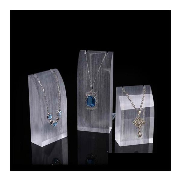 acrylic jewelry necklace display stand prop delicate for boutique shop counter shelf pendant charm necklaces exhibition holder set of mwkpz, Black
acrylic jewelry necklace display stand prop delicate for boutique shop counter shelf pendant charm necklaces exhibition holder set of mwkpz, Black
