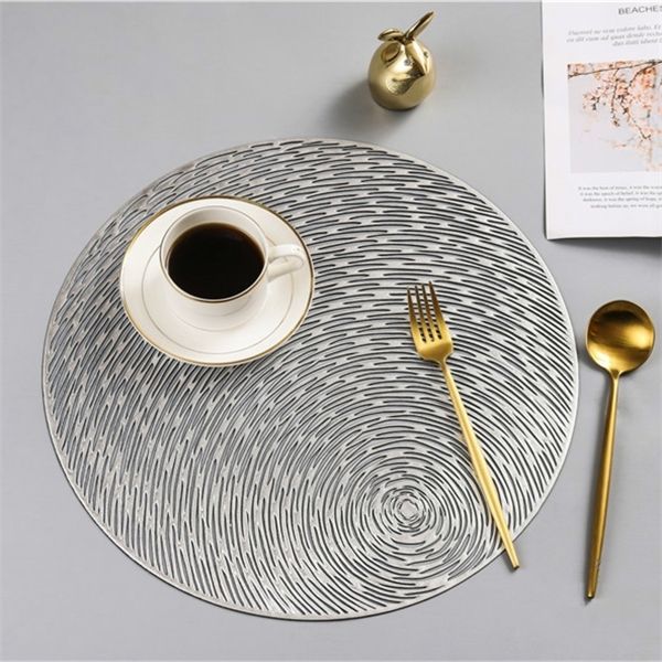 6/4pcs creative round hollow heat insulation l restaurant antislip coffee cup coasters environmental pvc mat table placemats c1212
6/4pcs creative round hollow heat insulation l restaurant antislip coffee cup coasters environmental pvc mat table placemats c1212