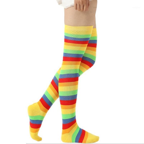 women long cotton rainbow gloves with thumb holes for costume play and stage shows gloves + stockings1, Black;white
women long cotton rainbow gloves with thumb holes for costume play and stage shows gloves + stockings1, Black;white