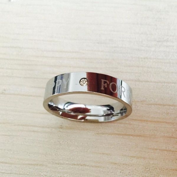 cluster rings classic 6mm 316 titanium steel white gold color happy forever wedding band letter love ring men women birthday gift, Golden;silver
cluster rings classic 6mm 316 titanium steel white gold color happy forever wedding band letter love ring men women birthday gift, Golden;silver