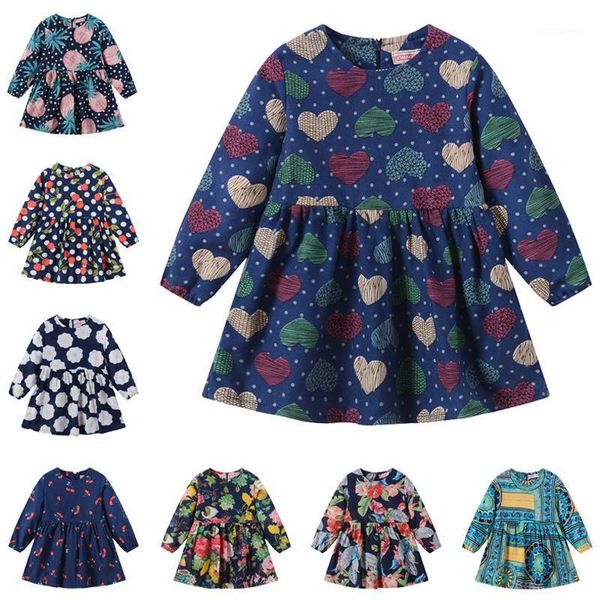 girl's dresses casual toddler girl spring autumn thin long sleeve girls dress fashion printed princess baby 1-6 year kids clothes1, Red;yellow 
girl's dresses casual toddler girl spring autumn thin long sleeve girls dress fashion printed princess baby 1-6 year kids clothes1, Red;yellow