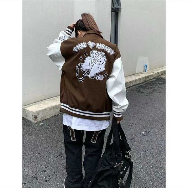 vintage oversize jackets print baseball jacket women couple bomber racer jacket varsity hiphop streetwear coat women 220118, Black;brown
vintage oversize jackets print baseball jacket women couple bomber racer jacket varsity hiphop streetwear coat women 220118, Black;brown