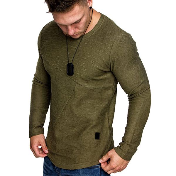 2020 autumn and winter new european size mens casual long sleeve t-shirt fashion patchwork base t-shirt men, White;black
2020 autumn and winter new european size mens casual long sleeve t-shirt fashion patchwork base t-shirt men, White;black