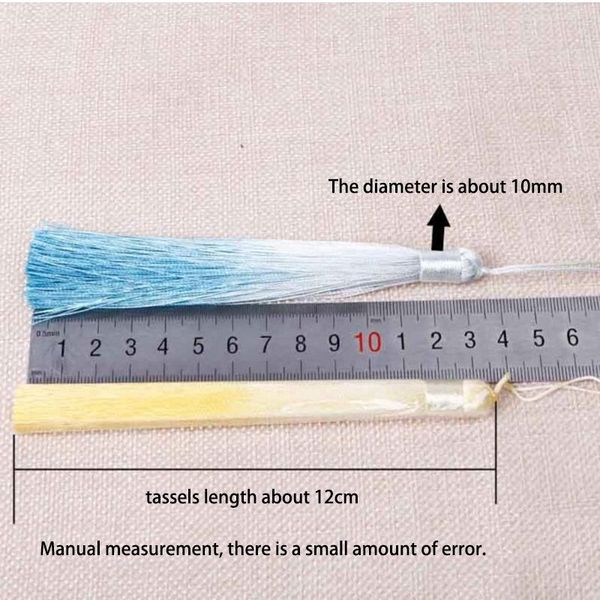 12pcs lot 12cm gradient color tassels silk fringe sewing bangs tassel trim decorative key tassels for curtains home decoration h wmtjst
12pcs lot 12cm gradient color tassels silk fringe sewing bangs tassel trim decorative key tassels for curtains home decoration h wmtjst