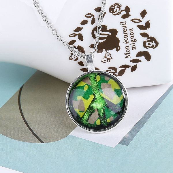 glass ball pendant necklace vintage chain necklace jewelry camouflage time gem necklaces, Silver
glass ball pendant necklace vintage chain necklace jewelry camouflage time gem necklaces, Silver
