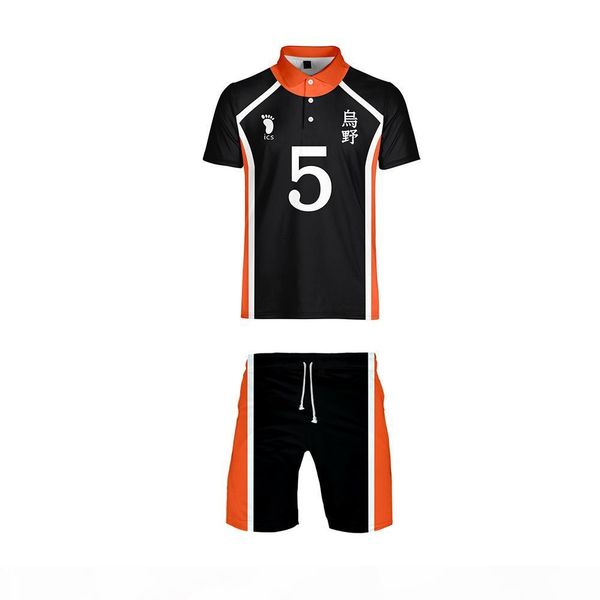 anime haikyuu cosplay costume karasuno high school volleyball club t-shirt and shorts outfit casual sportswear jerseys uniform, Gray
anime haikyuu cosplay costume karasuno high school volleyball club t-shirt and shorts outfit casual sportswear jerseys uniform, Gray