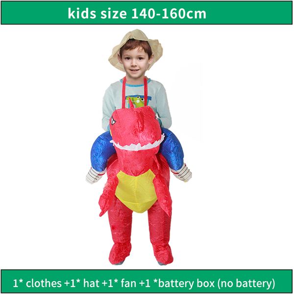 mascot costumes party costumes children mount dinosaur inflatable suit fancy mascot anime halloween clothing for kids dino cartoon, Red;yellow
mascot costumes party costumes children mount dinosaur inflatable suit fancy mascot anime halloween clothing for kids dino cartoon, Red;yellow