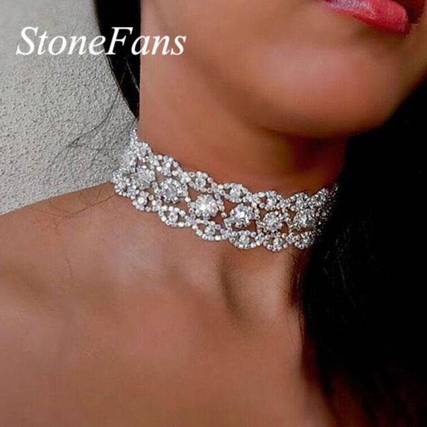 stonefans rhinestone chain chunky choker statement necklaces for women eye shape crystal collar necklace bridal wedding jewelry, Golden;silver
stonefans rhinestone chain chunky choker statement necklaces for women eye shape crystal collar necklace bridal wedding jewelry, Golden;silver