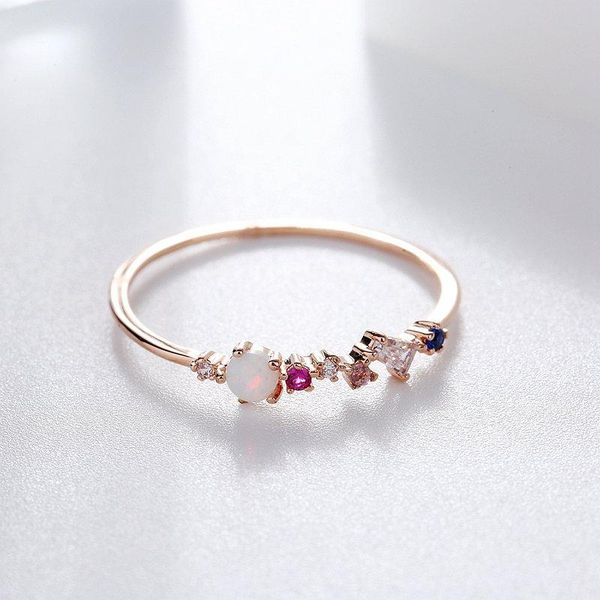 cluster rings opal stone colorful cubic zircon ring for women rose gold color unique design, Golden;silver
cluster rings opal stone colorful cubic zircon ring for women rose gold color unique design, Golden;silver