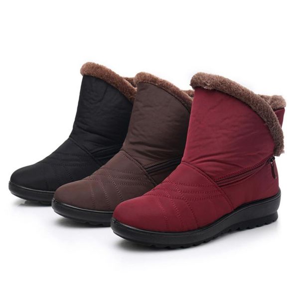 boots women 2021 fashion women's ladies winter waterproof short snow footwear warm shoes comfortable soft, Black
boots women 2021 fashion women's ladies winter waterproof short snow footwear warm shoes comfortable soft, Black