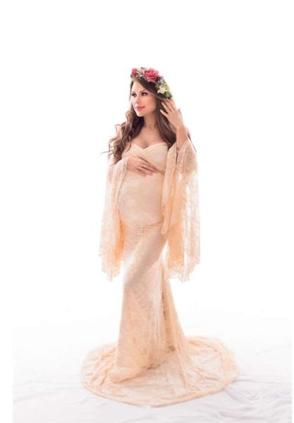 lace maternity shoot dress flare sleeve fancy pregnancy dresses for pgraphy long pregnant women maxi gown p props, White
lace maternity shoot dress flare sleeve fancy pregnancy dresses for pgraphy long pregnant women maxi gown p props, White