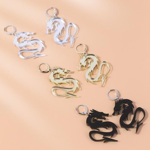 fashion popular big dragon acrylic earrings for women high-grade metal personality pendant unique design jewelry 2020 party gift, Silver
fashion popular big dragon acrylic earrings for women high-grade metal personality pendant unique design jewelry 2020 party gift, Silver