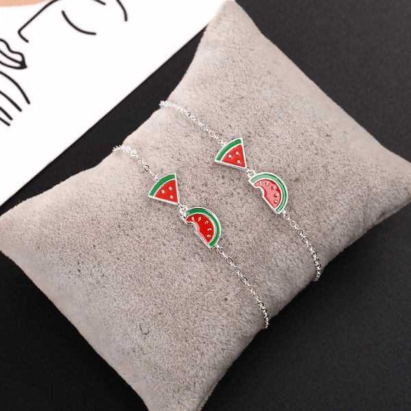 new creative 925 silver watermelon hand glaze fruit bracelet bracelet fruit cute personality fashion temperament gift girl vnors, Golden;silver
new creative 925 silver watermelon hand glaze fruit bracelet bracelet fruit cute personality fashion temperament gift girl vnors, Golden;silver